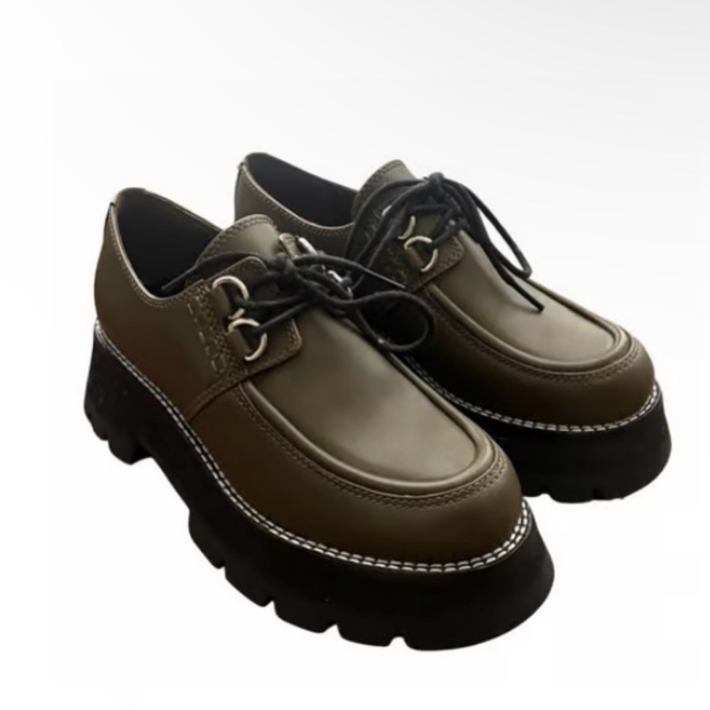 3.1 Philip Lim platform sole loafers